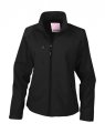 Dames Softshell Jas Result R128F zwart